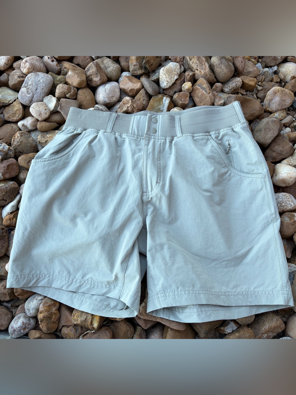 Simms Light Khaki Shorts